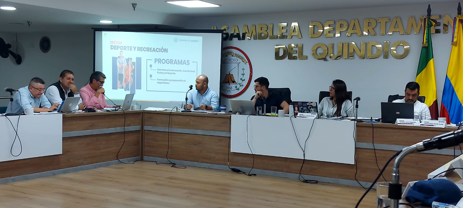 POR Y PARA LA GENTE, INDEPORTES PRESENTA ANTE LA ASAMBLEA PROYECTOS Y PLANES DEL PLAN DE DESARROLLO